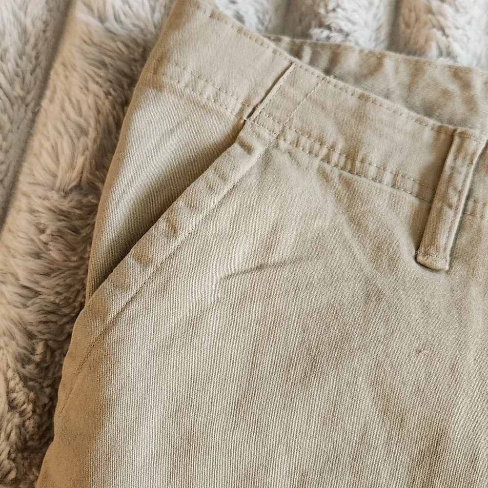 🩳George Men’s Tan Shorts, Size 44, 9" Inseam, NWT Casual comfort / classic look - Picture 4 of 13
